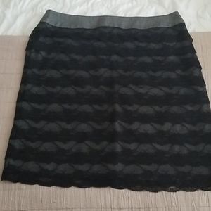 Sharagano layered skirt